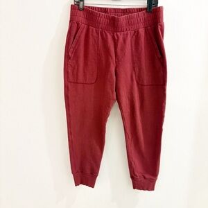 CAbi Burgundy Rusty Red Training Joggers Sweatpants Style 4133 Size M
